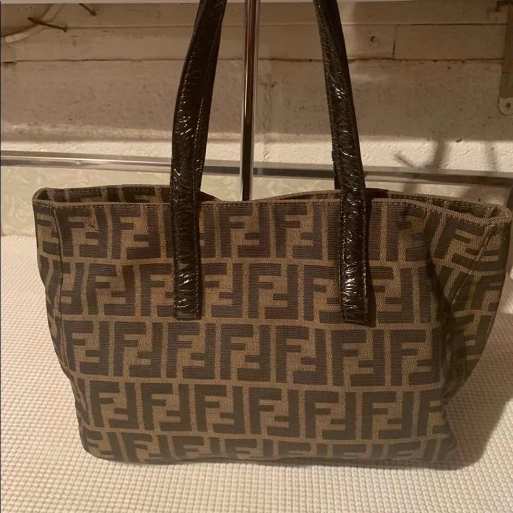 SOLD Vintage Fendi Small Tote - Picture 11 of 12